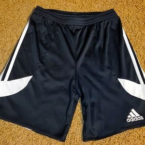 Black Adidas soccer shorts Youth XL